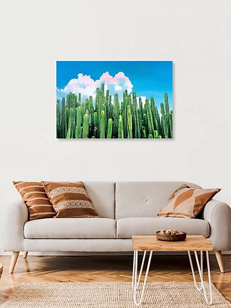 Poster / Leinwandbild - Cactus Summer günstig online kaufen