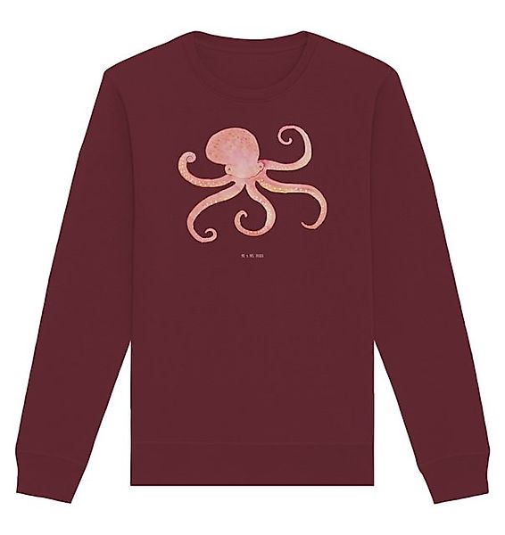 Mr. & Mrs. Panda Longpullover Tintenfisch Größe XXL - Burgundy - Geschenk, günstig online kaufen