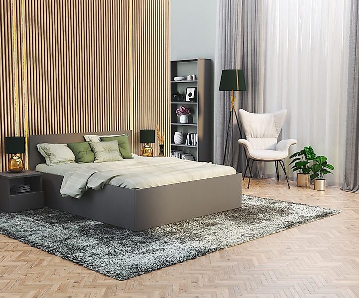 FDM Stauraumbett Bettgestell Bettrahmen Doppelbett 120x200, günstig online kaufen