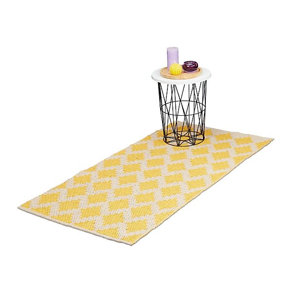 relaxdays Läufer Baumwolle 70 x 140 günstig online kaufen