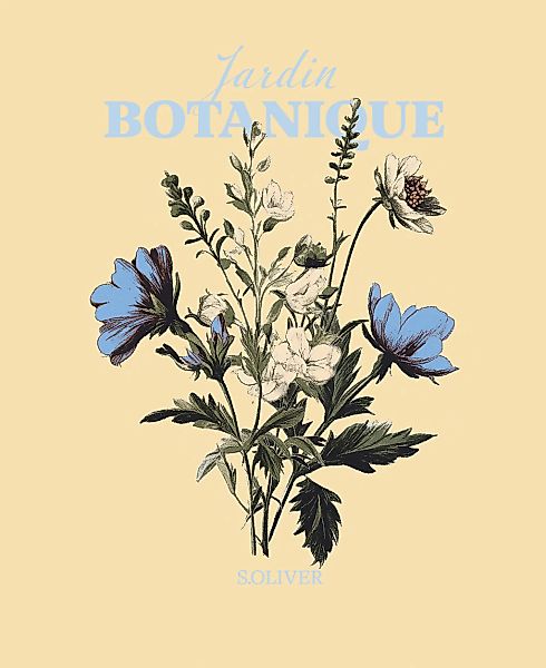 s.Oliver Poster "Ein Blumenstrauß, Blumenbucket in gelb" Kunst  Schriftzug günstig online kaufen