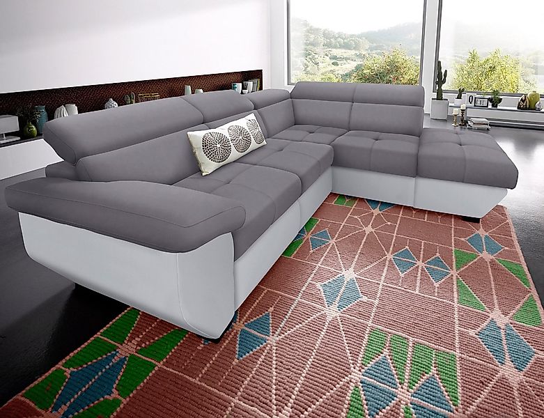 COTTA Ecksofa Speedway L-Form, mit Kopfteilverstellung, wahlweise mit Bettf günstig online kaufen