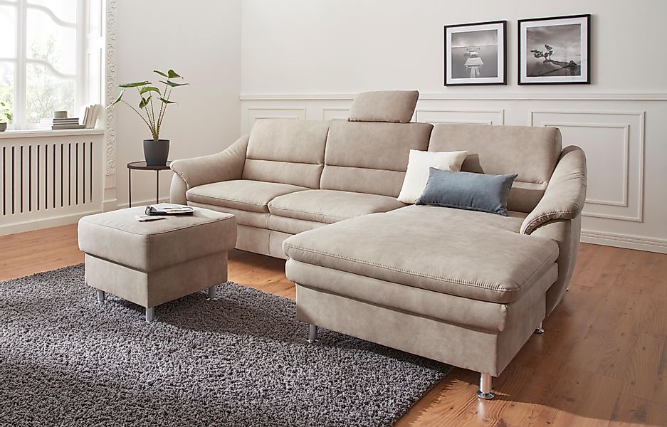 sit&more Ecksofa Cardoso L-Form, mit Federkern, günstig online kaufen