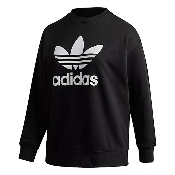 Adidas Originals Trefoil Crew Big Sweatshirt 1X Black / White günstig online kaufen