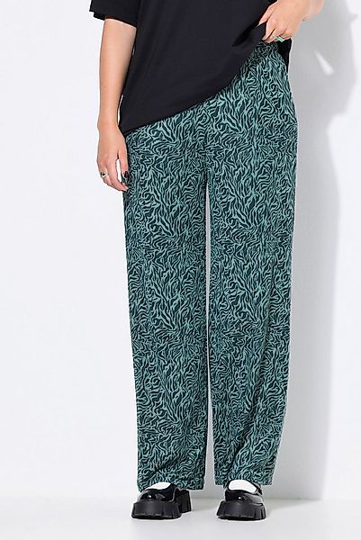 Studio Untold Schlupfhose Meshhose Wide Legs HighWaist Mesh mit Zebra günstig online kaufen