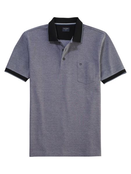 OLYMP Poloshirt Casual Two-Tone Piqué, Seitenschlitzen günstig online kaufen