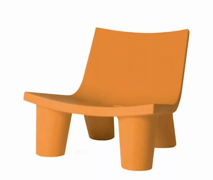 Lounge Sessel Low Lita plastikmaterial orange - Slide - Orange günstig online kaufen