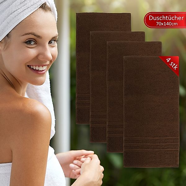 Veluna Home Badetücher Duschtücher Set, Duschtücher günstig online kaufen