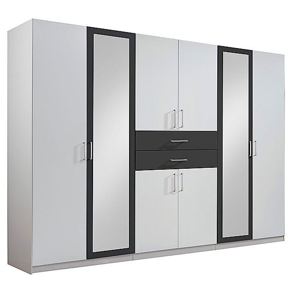 Wimex Kleiderschrank Diver (8-türig, Spiegeltüren, Schubladen, günstig online kaufen