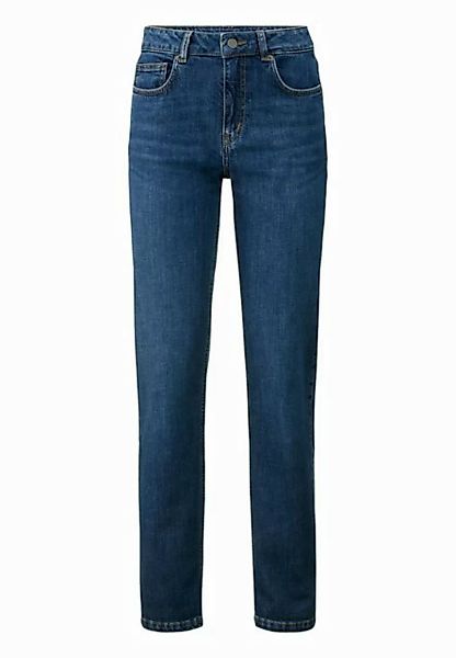 Hessnatur 5-Pocket-Jeans MARIE Mid Rise Straight aus Bio-Denim (1-tlg) günstig online kaufen