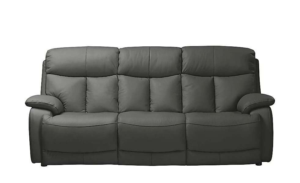 Wohnwert Sofa 3-sitzig aus Echtleder mit manueller Relaxfunktion Ambra ¦ gr günstig online kaufen