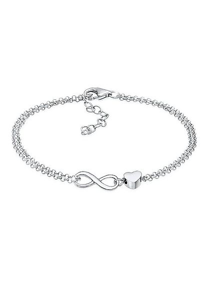 Elli Armband Herz Unendlichkeit Infinity 925 Silber günstig online kaufen