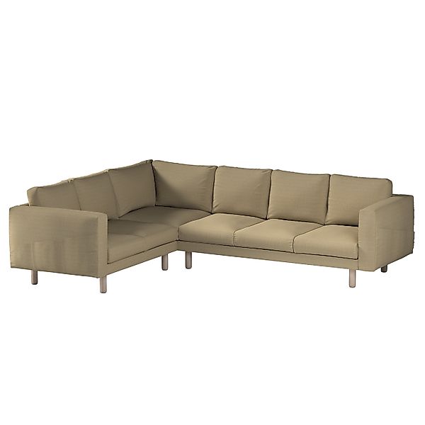 Bezug für Norsborg 5-Sitzer Ecksofa, dunkelbeige, Norsborg 5-Sitzer Ecksofa günstig online kaufen