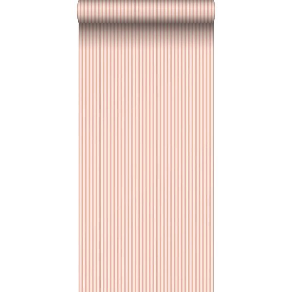 Sanders & Sanders Tapete Streifenmuster Rosa 50 x 900 cm günstig online kaufen