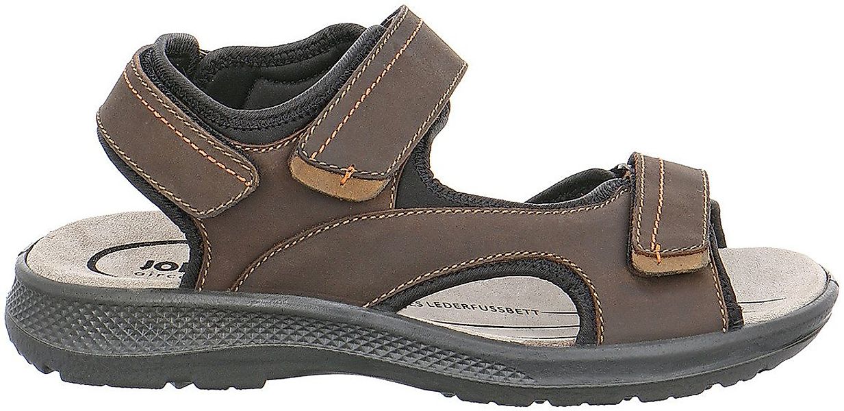 Jomos Trekkingsandale "Korsika" braun Nubukleder Klettverschluss Jagdschuh günstig online kaufen