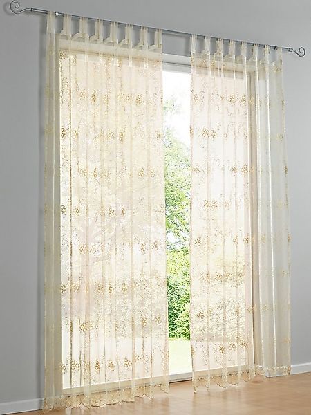 heine Gardine Dekostore . (1 St), Schlaufen, transparent, Fensterdekoration günstig online kaufen