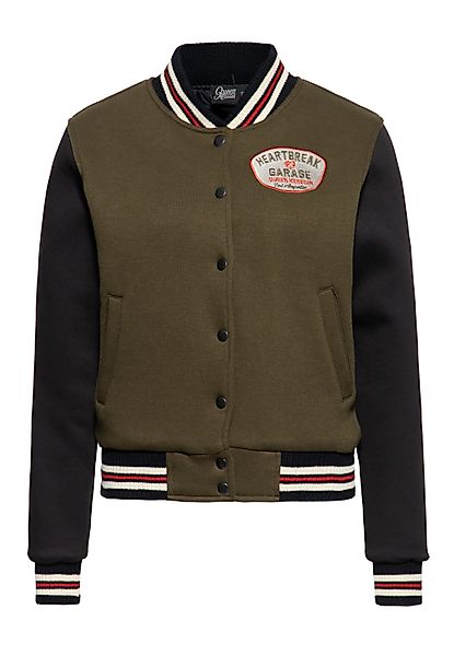 QueenKerosin Collegejacke Heartbreak Garage (1-St) mit günstig online kaufen