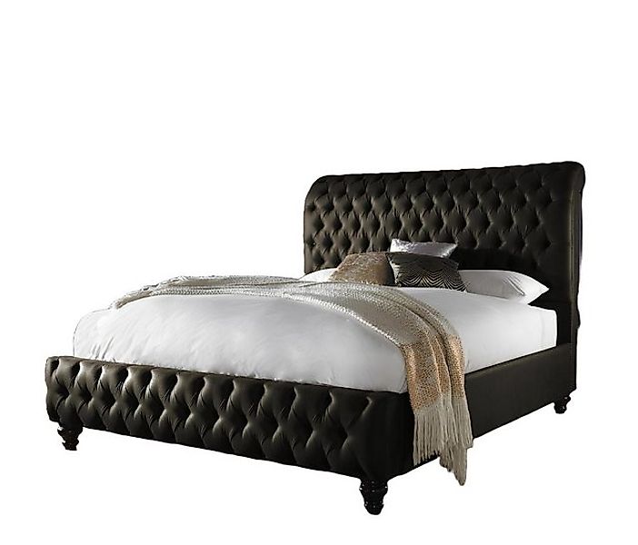 Xlmoebel Bett Großes luxuriöses Designer-Doppelbett Chesterfield-Polsterbet günstig online kaufen