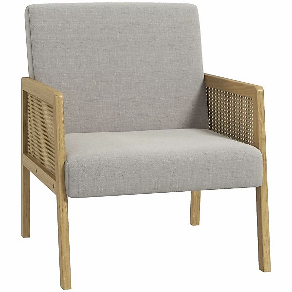 HOMCOM Relaxsessel Gepolsterter Loungesessel mit Armlehne günstig online kaufen