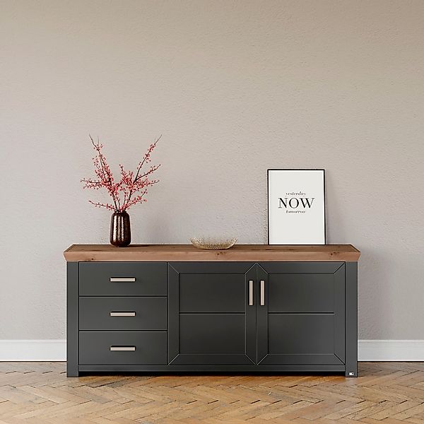 set one by Musterring Sideboard "York", Typ 51, mit viel Stauraum, Bügelgri günstig online kaufen