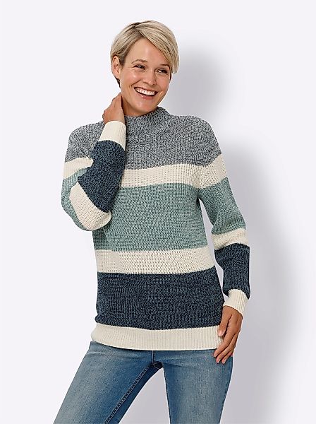 Sieh an! Strickpullover Langarm-Pullover günstig online kaufen