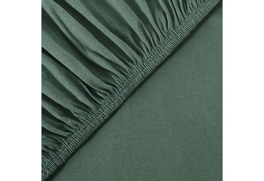 leevitex® Spannbettlaken Jersey aus 100% Baumwolle, für Kinder- & Standardm günstig online kaufen