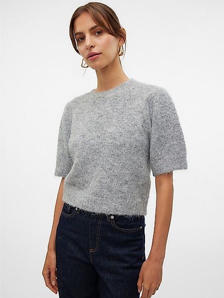 Vero Moda Strickpullover VMNOVAH SS O-NECK PUFF PULLOVER GA NOOS günstig online kaufen