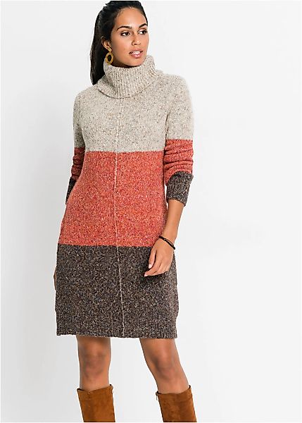 bonprix Strickkleid "Strickkleid" aus Polyester, Polyacryl, Baumwolle, Woll günstig online kaufen