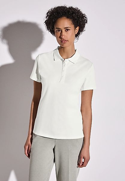 STREET ONE Poloshirt mit Ripsstruktur günstig online kaufen