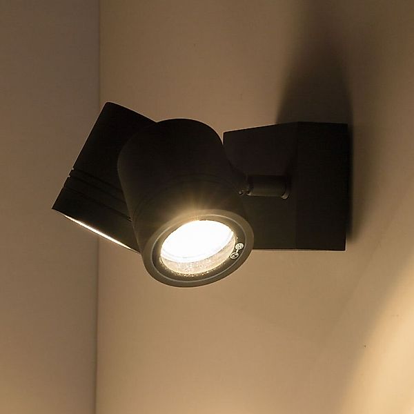 HEITRONIC Außen-Wandleuchte "Borneo" GU10 Wandlampe für innen und außen günstig online kaufen