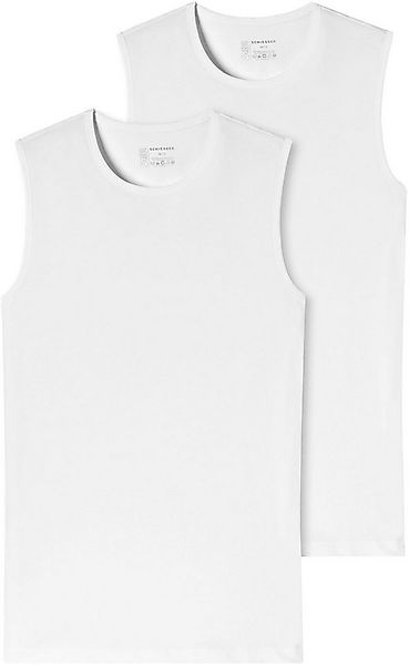 Schiesser Achselhemd 95/5 (2er-Pack) mit komfortablem Rundhals-Ausschnitt günstig online kaufen