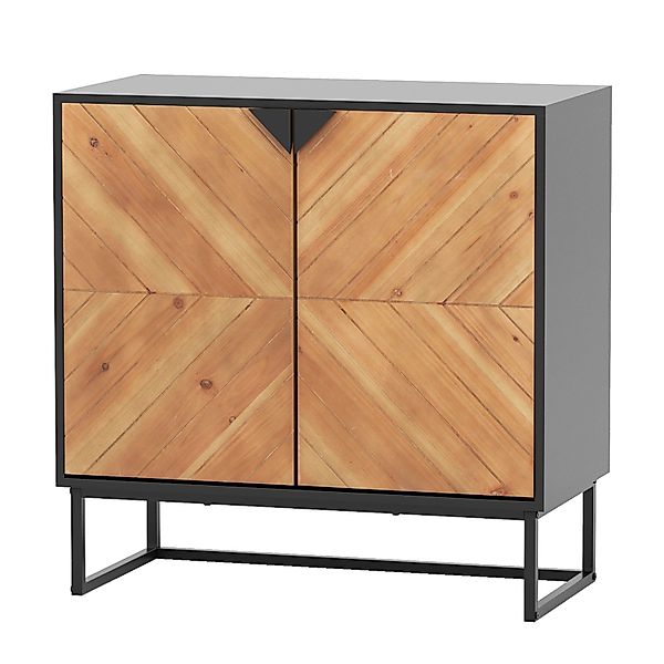 KOMFOTTEU Küchenbuffet Sideboard mit 2 Türen günstig online kaufen