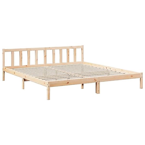 vidaXL Massivholzbett Extra Lang ohne Matratze 200x220 Kiefernholz 852454 günstig online kaufen