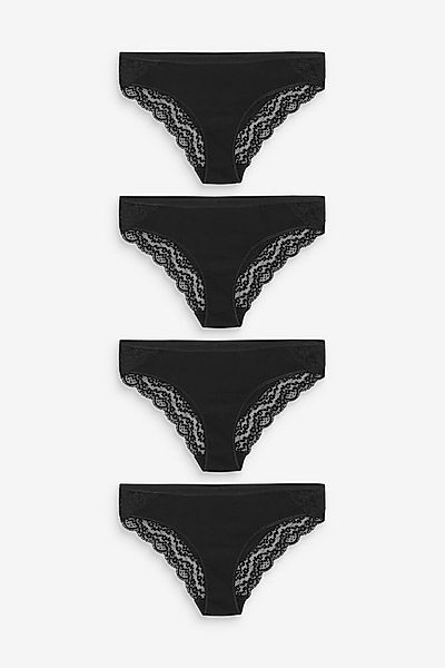Next Bikinislip Spitzenslips im 4er-Pack, Bikini (4-St) günstig online kaufen