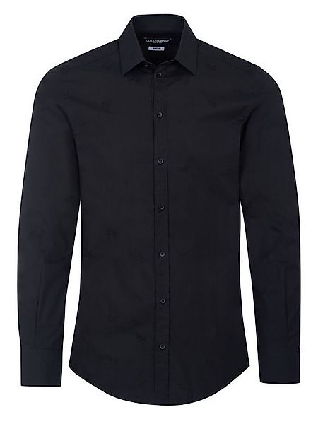 DOLCE & GABBANA Langarmhemd Dolce & Gabbana MARTINI Hemd schwarz günstig online kaufen