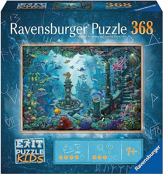 Ravensburger Puzzle EXIT, Puzzle Kids, Im Unterwasserreich, 368 Puzzleteile günstig online kaufen