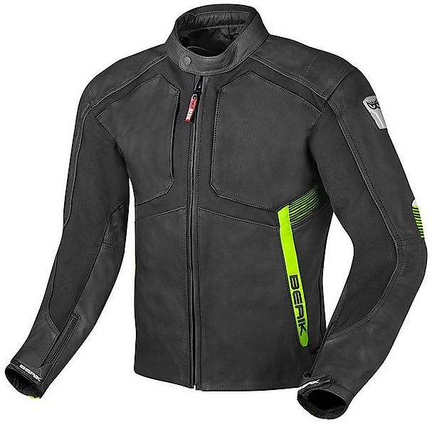 Berik Motorradjacke Flexius Motorrad Lederjacke herausnehmbares Innenfutter günstig online kaufen