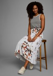 KangaROOS 2-in-1-Kleid enganliegendes Oberteil mit fließendem günstig online kaufen