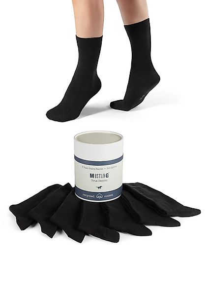 MUSTANG Socken "casual", (7 Paar), mit weichen Zehennähten günstig online kaufen