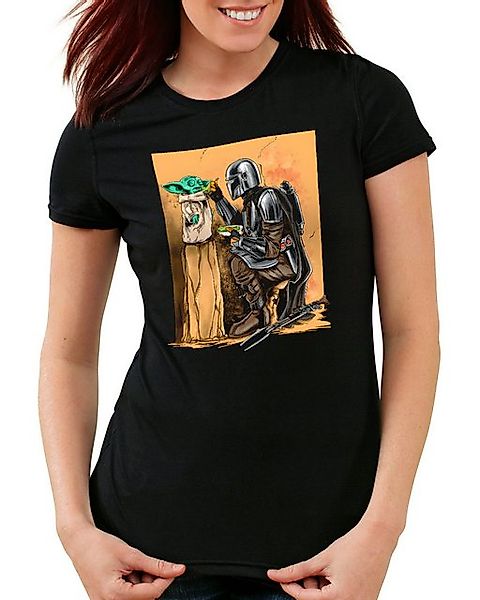 style3 T-Shirt Mandos Ways yoda star the mandalorian wars günstig online kaufen