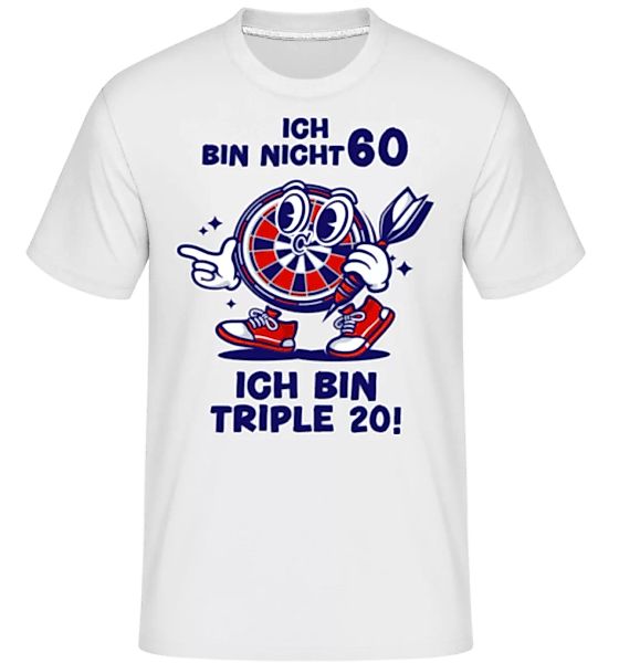 60 Geburtstag Dart Triple 20 · Shirtinator Männer T-Shirt günstig online kaufen