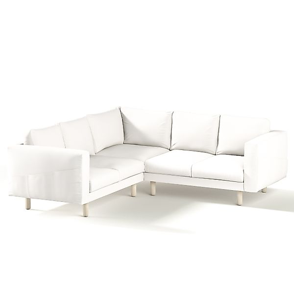 Bezug für Norsborg 4-Sitzer Ecksofa, weiss, Norsborg 4-Sitzer Ecksofabezug, günstig online kaufen