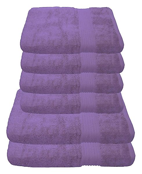 Julie Julsen Handtücher 6-Handtücher-Lavendel, Baumwolle (6-St) günstig online kaufen
