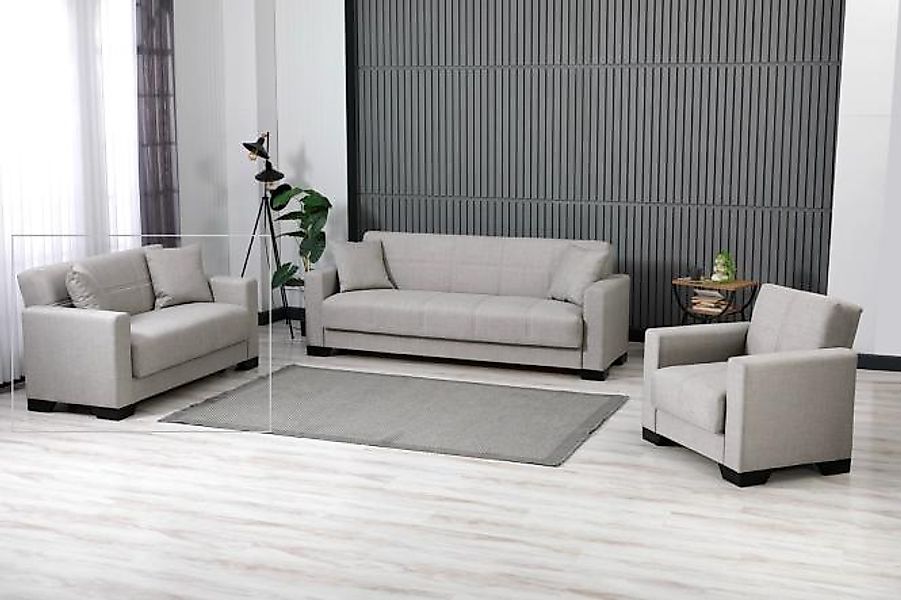 2-Sitzer ca. 150x82x82 cm Sofa Grau günstig online kaufen