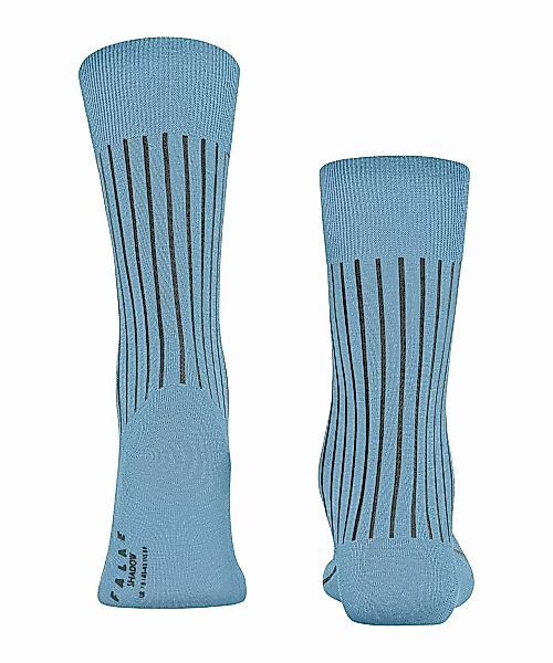 FALKE Shadow Herren Socken, 41-42, Blau, Rippe, Baumwolle, 14648-678804 günstig online kaufen