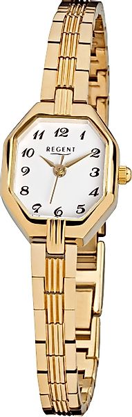 Regent Quarzuhr Regent Damen-Armbanduhr gold Analog günstig online kaufen
