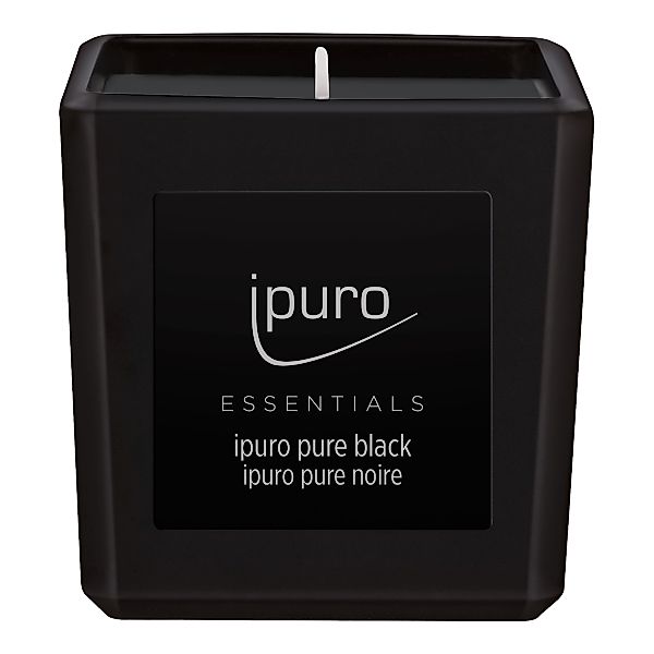 ipuro ESSENTIALS pure black candle 125g günstig online kaufen