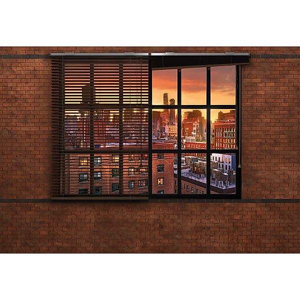 Komar Fototapete Brooklyn Bridge 368 cm x 254 cm FSC® günstig online kaufen