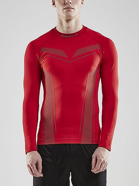 Craft Langarmshirt Pro Control Seamless (nahtlos) Unterwäsche rot Herren günstig online kaufen