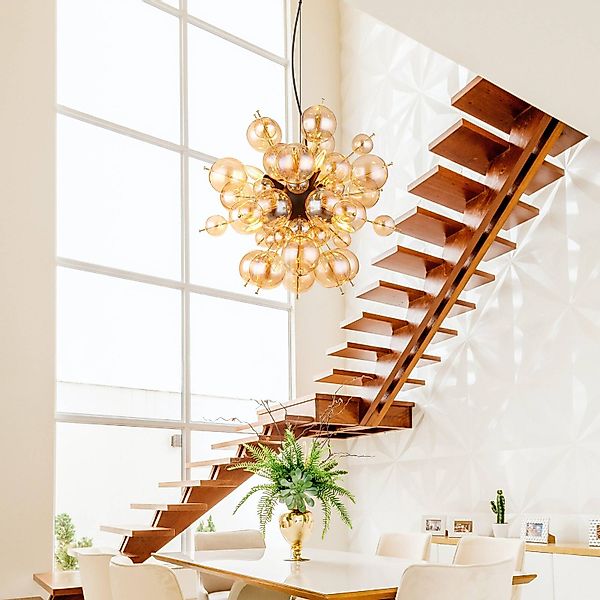 GLOBO LIGHTING Hängeleuchte »UDO« E14 1 Stk. Hängelampe/Pendelleuchte/Esszi günstig online kaufen